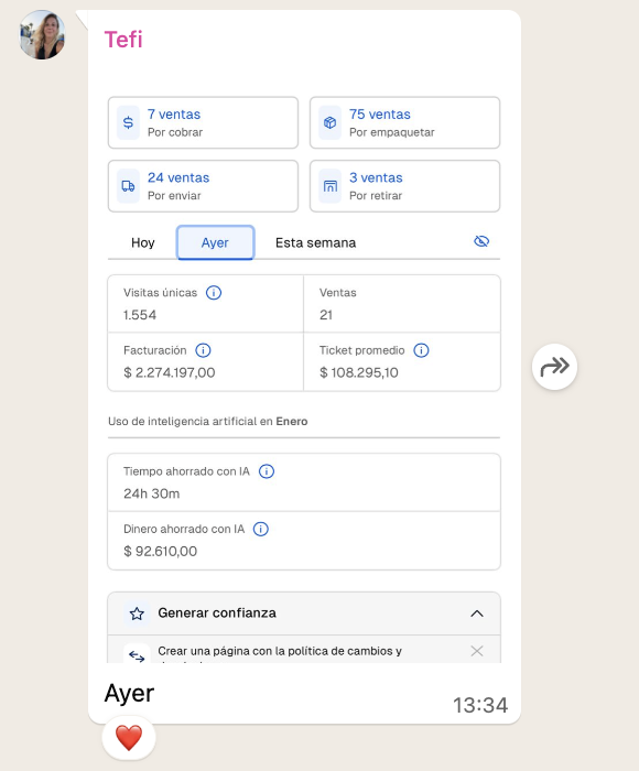 Resultado de Tefi