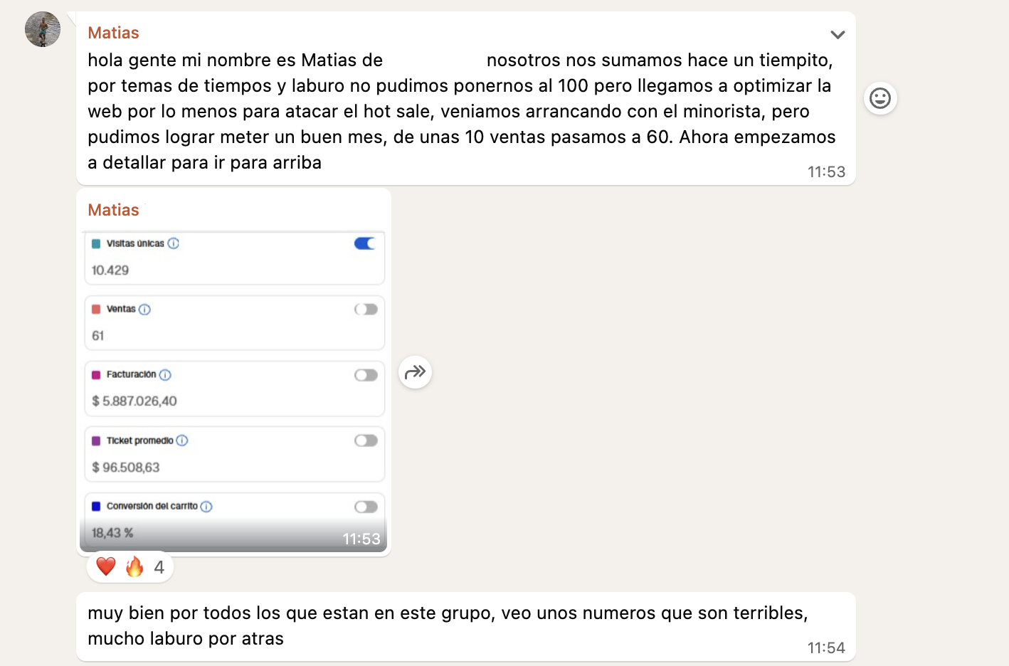 Resultado de Matías